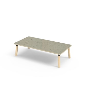 Helmi bord linoleum 160x80 cm sort manchet