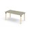Helmi bord linoleum 160x80 cm sort manchet