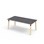 Helmi bord linoleum 160x80 cm sort manchet