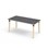 Helmi bord linoleum 160x80 cm sort manchet