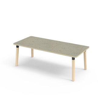 Helmi bord linoleum 180x80 cm sort manchet
