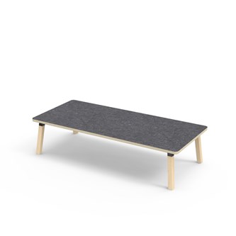 Helmi bord linoleum 180x80 cm sort manchet