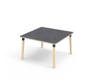 Helmi bord linoleum 120x120 cm sort manchet