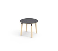 Helmi bord linoleum Ø90 cm sort manchet