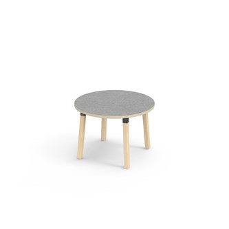 Helmi bord linoleum Ø90 cm sort manchet