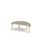 Helmi bord linoleum halvrunt 120-60 cm sort manchet