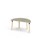 Helmi bord linoleum halvrunt 120-60 cm sort manchet