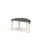 Helmi bord linoleum halvrunt 120-60 cm sort manchet