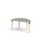 Helmi bord linoleum halvrunt 120-60 cm sort manchet