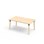 Helmi bord akustiklaminat 140x80 cm sort manchet