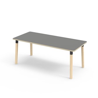 Helmi bord akustiklaminat 180x80 cm sort manchet