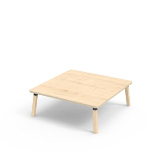 Helmi bord HT 120x120 cm sort manchet