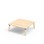 Helmi bord HT 120x120 cm sort manchet