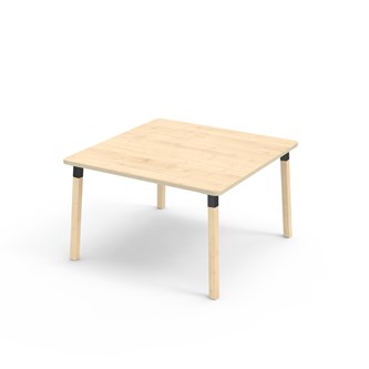 Helmi bord HT 120x120 cm sort manchet