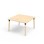Helmi bord HT 120x120 cm sort manchet