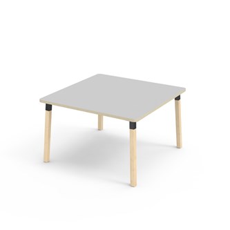 Helmi bord HT 120x120 cm sort manchet