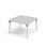 Helmi bord HT 120x120 cm sort manchet