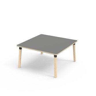 Helmi bord HT 120x120 cm sort manchet
