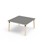 Helmi bord HT 120x120 cm sort manchet
