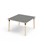 Helmi bord HT 120x120 cm sort manchet