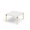 Helmi bord HT 120x120 cm sort manchet