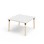 Helmi bord HT 120x120 cm sort manchet