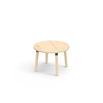 Helmi bord laminat Ø90 cm sort manchet