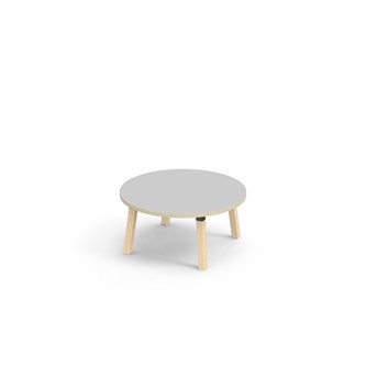 Helmi bord laminat Ø90 cm sort manchet