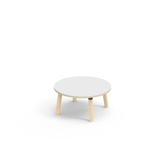 Helmi bord laminat Ø90 cm sort manchet