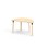 Helmi bord HT halvrunt 120-60 cm sort manchet
