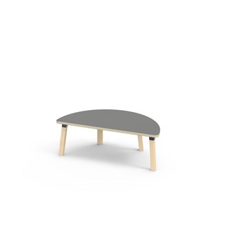 Helmi bord HT halvrunt 120-60 cm sort manchet