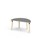 Helmi bord HT halvrunt 120-60 cm sort manchet
