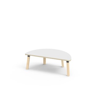 Helmi bord HT halvrunt 120-60 cm sort manchet