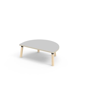 Helmi bord akustiklaminat halvrunt 120-80 cm sort manchet