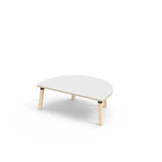 Helmi bord akustiklaminat halvrunt 120-80 cm sort manchet