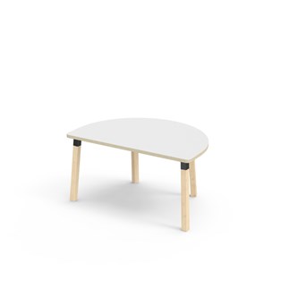 Helmi bord akustiklaminat halvrunt 120-80 cm sort manchet