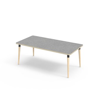 My bord linoleum 160x80 cm sort manchet