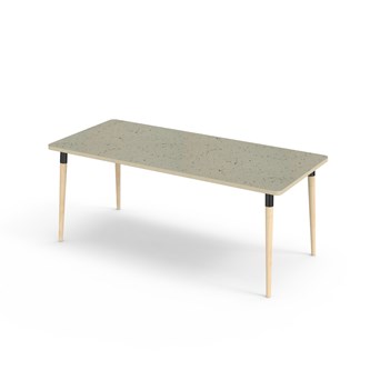 My bord linoleum 180x80 cm sort manchet