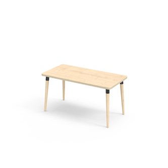 My bord akustiklaminat 120x60 cm sort manchet