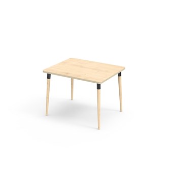 My bord laminat  100x80 cm sort manchet