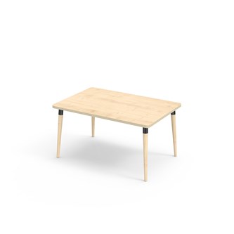 My bord akustiklaminat 120x80 cm sort manchet