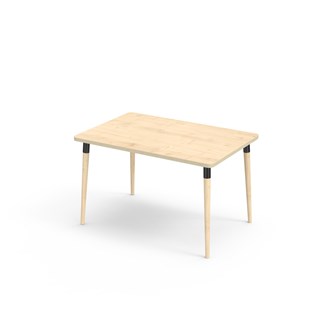 My bord akustiklaminat 120x80 cm sort manchet