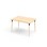 My bord akustiklaminat 120x80 cm sort manchet