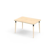 My bord akustiklaminat 120x80 cm sort manchet