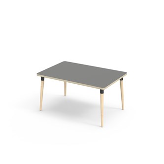 My bord akustiklaminat 120x80 cm sort manchet