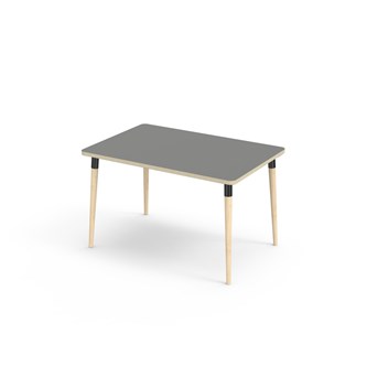 My bord akustiklaminat 120x80 cm sort manchet