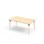 My FSC bord akustiklaminat 140x80 cm sort manchet
