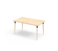 My FSC bord laminat  140x80 cm sort manchet