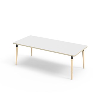 My bord HT 180x80 cm sort manchet