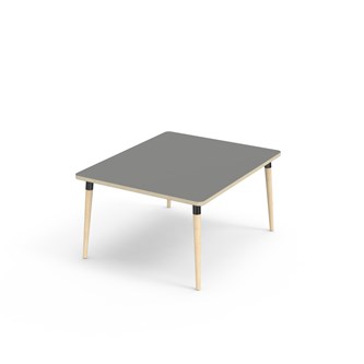 My FSC bord laminat  100x120 cm sort manchet